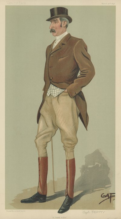 Kapitein David Longfield Beatty door English School