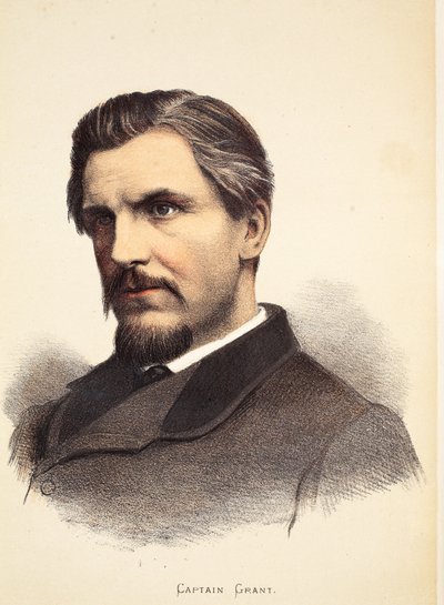 Kapitein Grant, illustratie uit De Geïllustreerde Editie van het Leven en de Ontdekkingen van David Livingstone door J. Ewing Richie, uitgegeven door A. Fullarton & Co., 1876 door English School