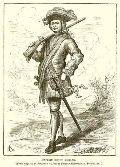 Kapitein Henry Morgan door English School