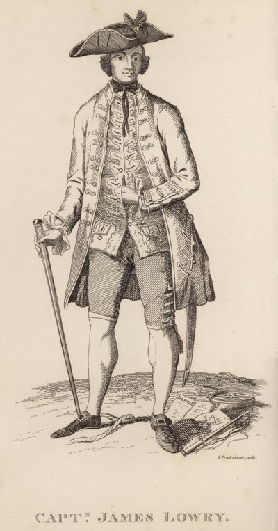 Kapitein James Lowry door English School
