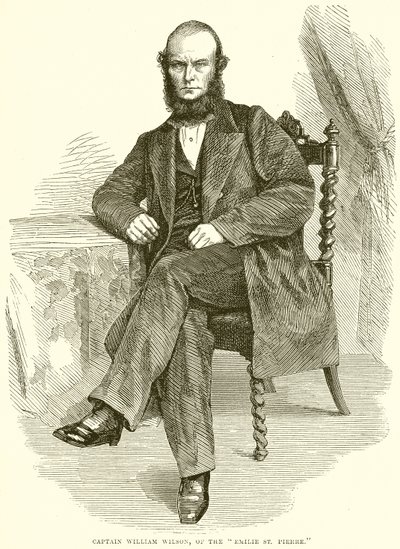 Kapitein William Wilson, van de Emilie St. Pierre door English School