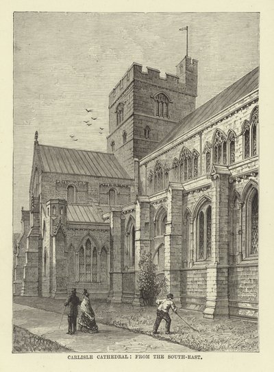 Carlisle Kathedraal, vanaf het Zuidoosten door English School