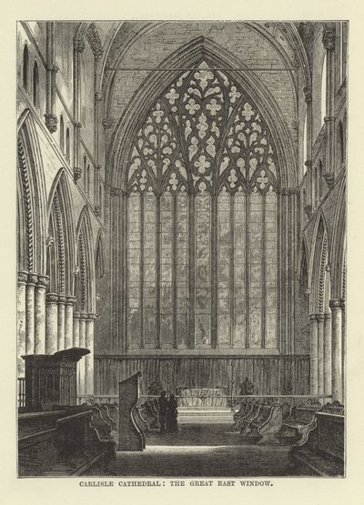 Carlisle Kathedraal, het Grote Oostelijke Venster door English School