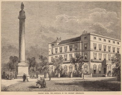 Carlton House, de residentie van de Pruisische ambassadeur door English School