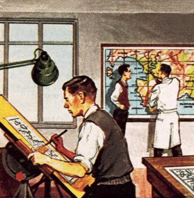Cartograaf door English School