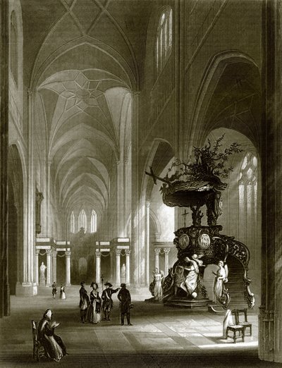 Kathedraal van St. Bavon door English School