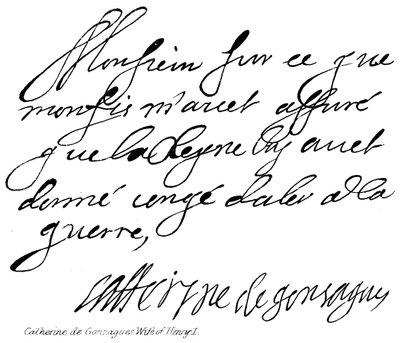 Catherine de Gonzagues, vrouw van Henry I door English School