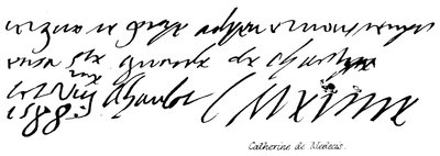 Catherine de Medici door English School