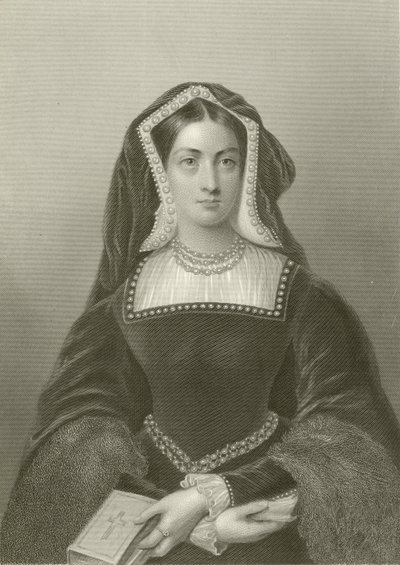 Catherine van Aragon, koningin van koning Hendrik VIII door English School