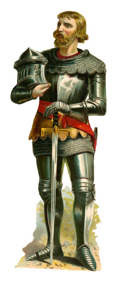 Cavaleriesoldaat uit de tijd van koning Richard II, 1377-1399 door English School