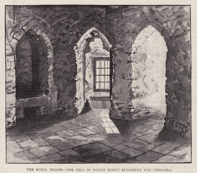 Cel in de Tower of London waarin de toekomstige koningin Elizabeth I in 1554 werd opgesloten tijdens het bewind van haar halfzus Mary I door English School