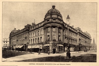 Central Exchange Buildings, De Architectuur van Newcastle-on-Tyne, uit 