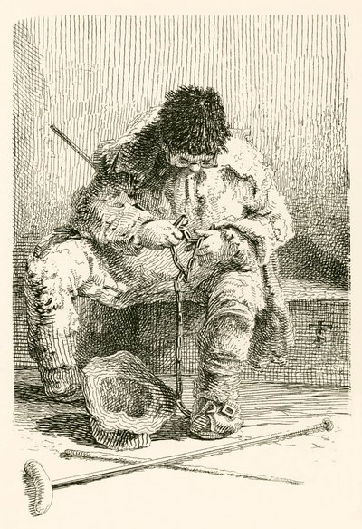 Kettingmaker, die zei dat hij geen bedelaar was door English School