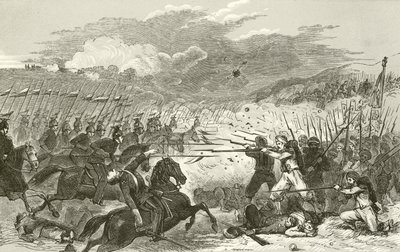 Aanval van Pruisische lansiers bij Weissenburg door English School