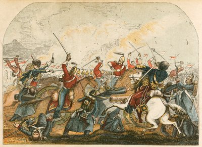Aanval van de cavalerie bij Balaclava door English School