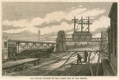 Charing Cross Station, Londen: Het Sein Station aan het noordelijke uiteinde van de brug door English School