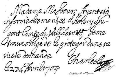 Karel III van Spanje door English School