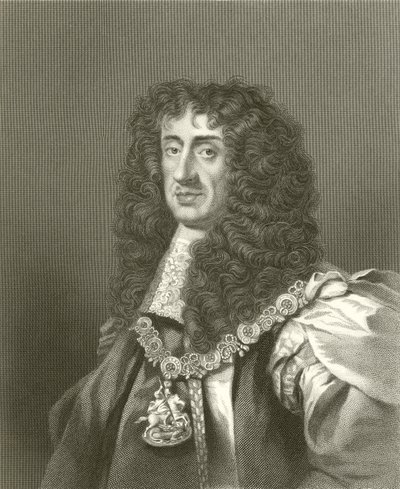 Karel II door English School