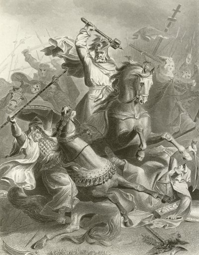 Karel Martel bij Tours door English School