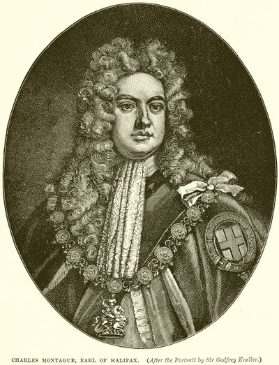 Charles Montague, Graaf van Halifax door English School