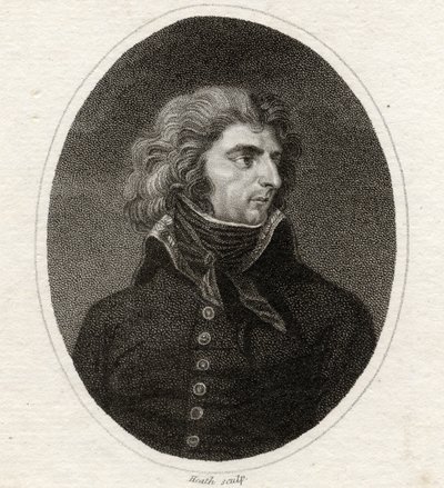 Charles XIV (1783-1844) Koning van Zweden en Noorwegen (1818-44) gegraveerd door Heath, uit 