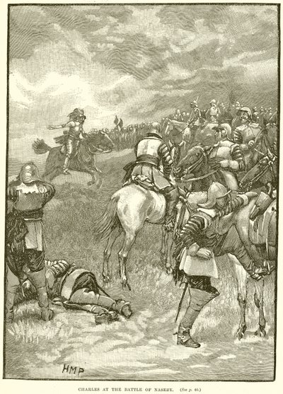 Charles bij de Slag van Naseby door English School