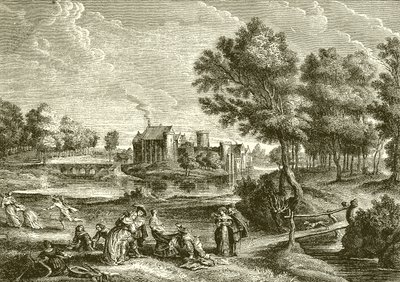 Chateau de Steen. Residentie van Rubens door English School