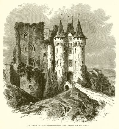 Kasteel van Nogent-le-Rotrou, de residentie van Sully door English School
