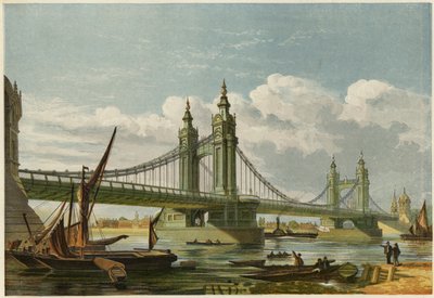 De nieuwe brug van Chelsea door English School