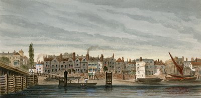 Chelsea vanaf de rivier door English School