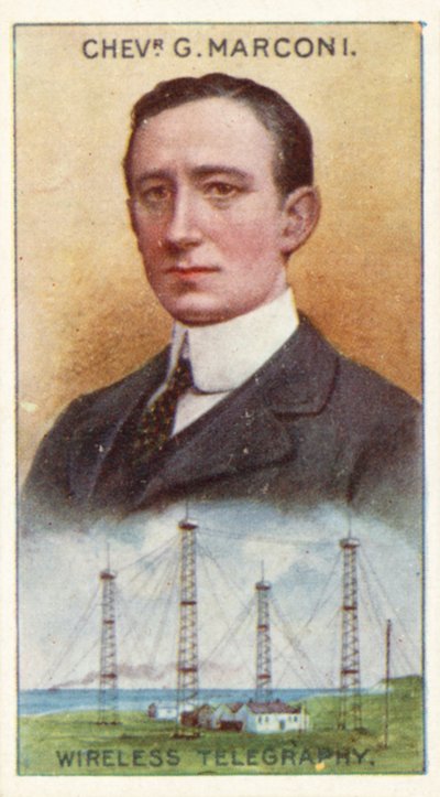 Chevalier Guglielmo Marconi, draadloze telegrafie door English School
