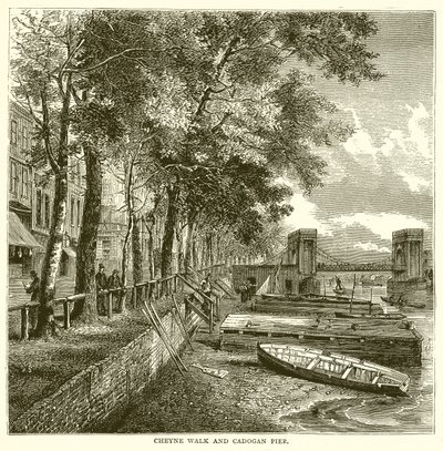 Cheyne Walk en Cadogan Pier door English School