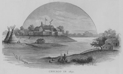 Chicago in 1831 door English School