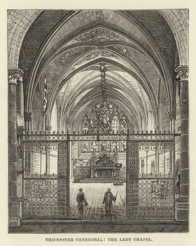 Chichester Kathedraal, de Mariakapel door English School