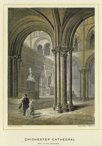 Chichester Kathedraal, presbyterium door English School