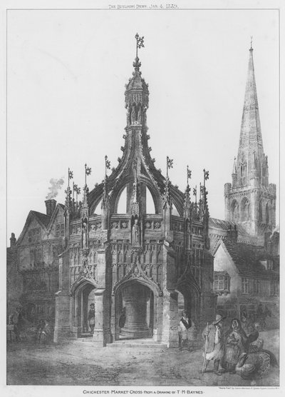 Chichester marktkruis door English School