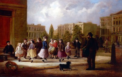 Dansende kinderen door English School