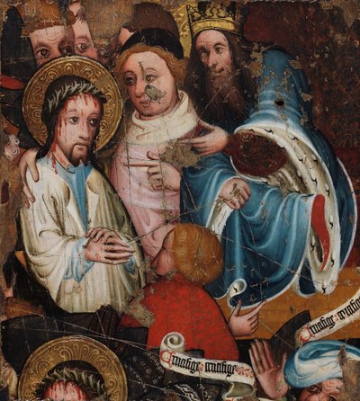 Christus voor Pilatus, c.1400-25 door English School