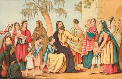 Christus zegent Kleine Kinderen door English School