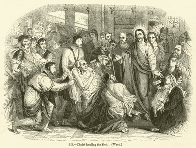 Christus geneest de zieken, West door English School