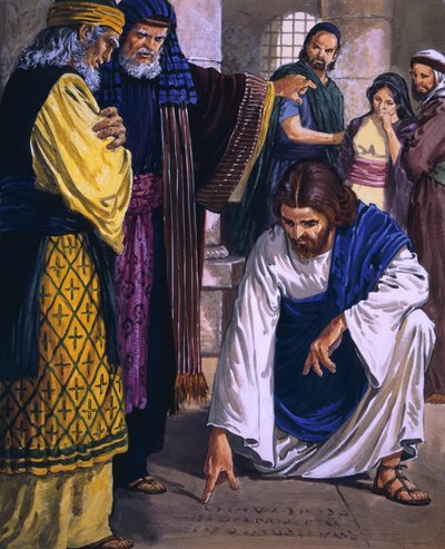 Christus in de Tempel door English School