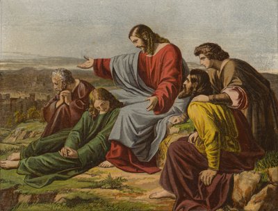 Christus huilt over Jeruzalem door English School