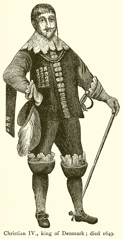 Christian IV, Koning van Denemarken door English School