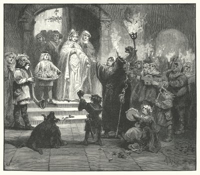 Kerstmummers in Zweden door English School