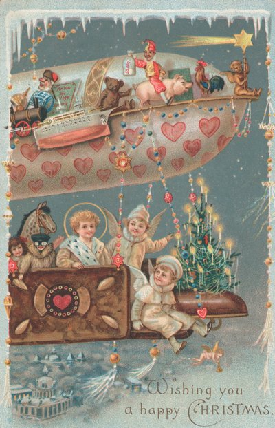Kerstluchtballon door English School