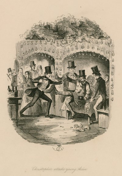 Christopher valt jonge Aiden aan; Vauxhall Gardens, Londen door English School