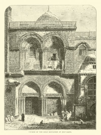 Kerk van het Heilig Graf in Jeruzalem door English School