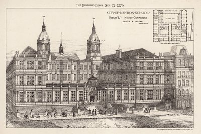 City of London School; zeer geprezen ontwerp door English School