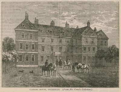 Clarges House, Piccadilly, Londen door English School