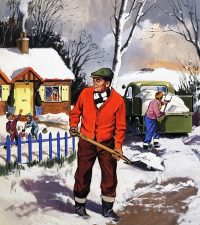 Sneeuwruimen door English School